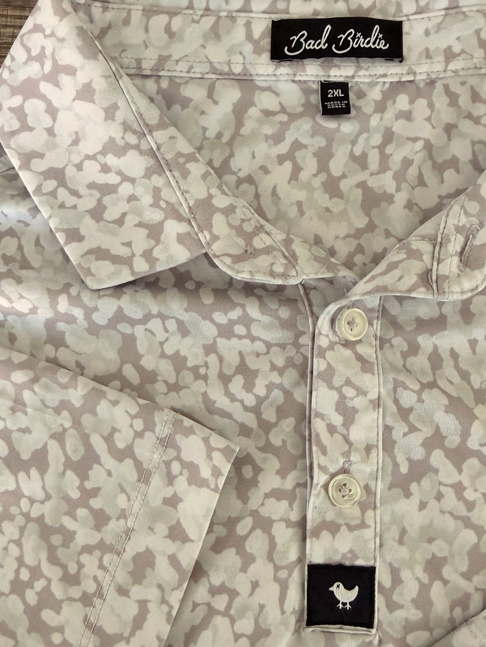 Bad Birdie Men’s “Salt Shaker” Golf Polo - XXL